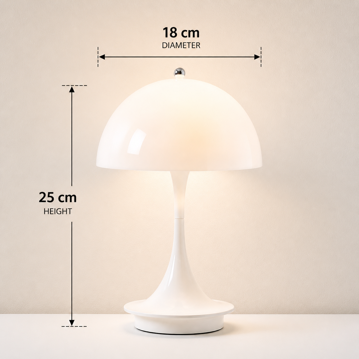 Zauberhafte LED Tischlampe