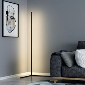 Corner LED floor lamp