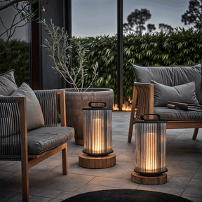 Moderne LED-Gartenleuchte