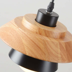 Lampe lumineuse en bois nordique