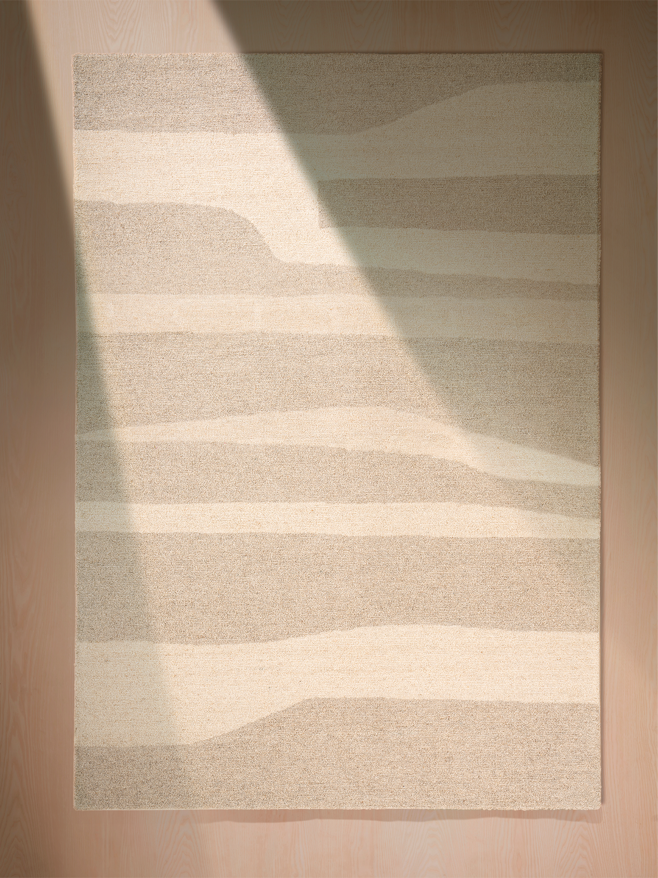 Wollteppich 200x300 oder 240x340 groß für Wohnzimmer und Schlafzimmer