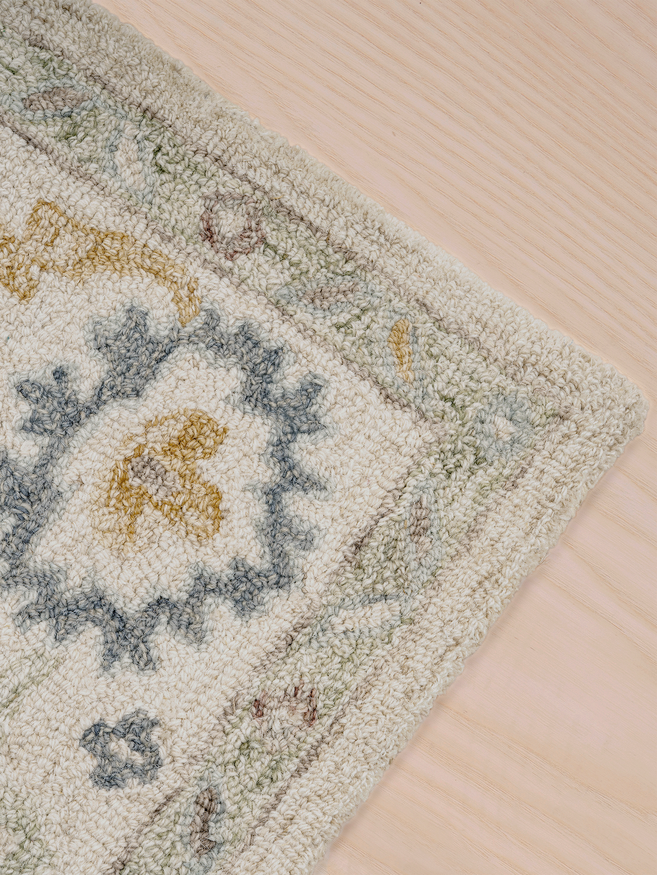 Wollteppich 160x230 200x290 aus Wolle für Wohnzimmer als Wohnteppich