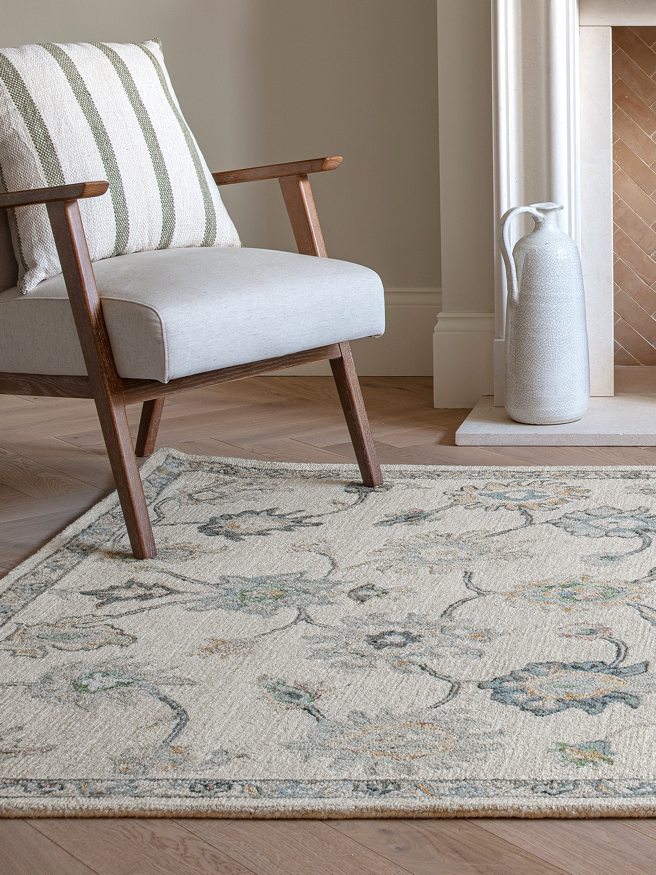 Blauer Wollteppich 160x230 200x300 für Wohnzimmer und Schlafzimmer