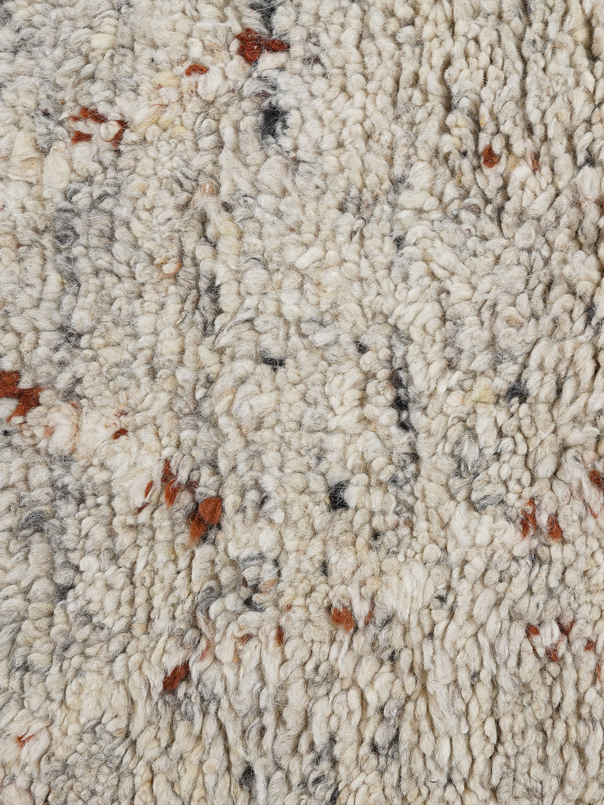 Teppich Wohnzimmer 200x300 in Grau aus Wolle Baumwolle mit moderner flacher Struktur für stilvolle Wohnräume