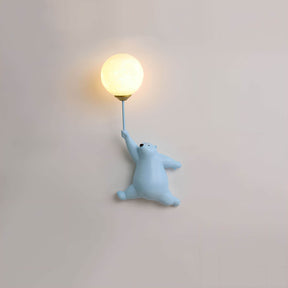 Kinderkamer LED wandlamp in beerdesign