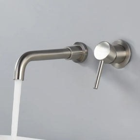 Moderne Wandarmatur aus Nickel