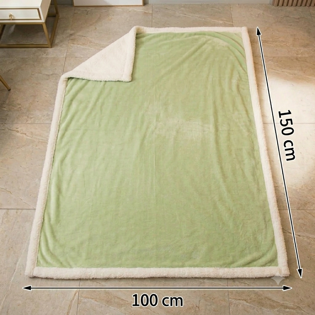 Doppelseitiger Thermofleece-Deckenbezug