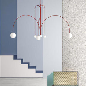 Plafonnier d'art lumineux moderne