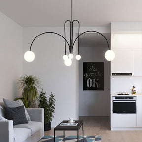 Plafonnier d'art lumineux moderne