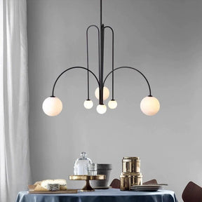 Plafonnier d'art lumineux moderne