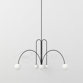 Plafonnier d'art lumineux moderne