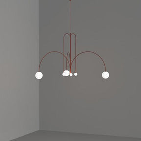 Plafonnier d'art lumineux moderne