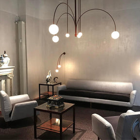 Plafonnier d'art lumineux moderne