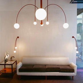 Plafonnier d'art lumineux moderne
