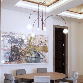 Plafonnier d'art lumineux moderne