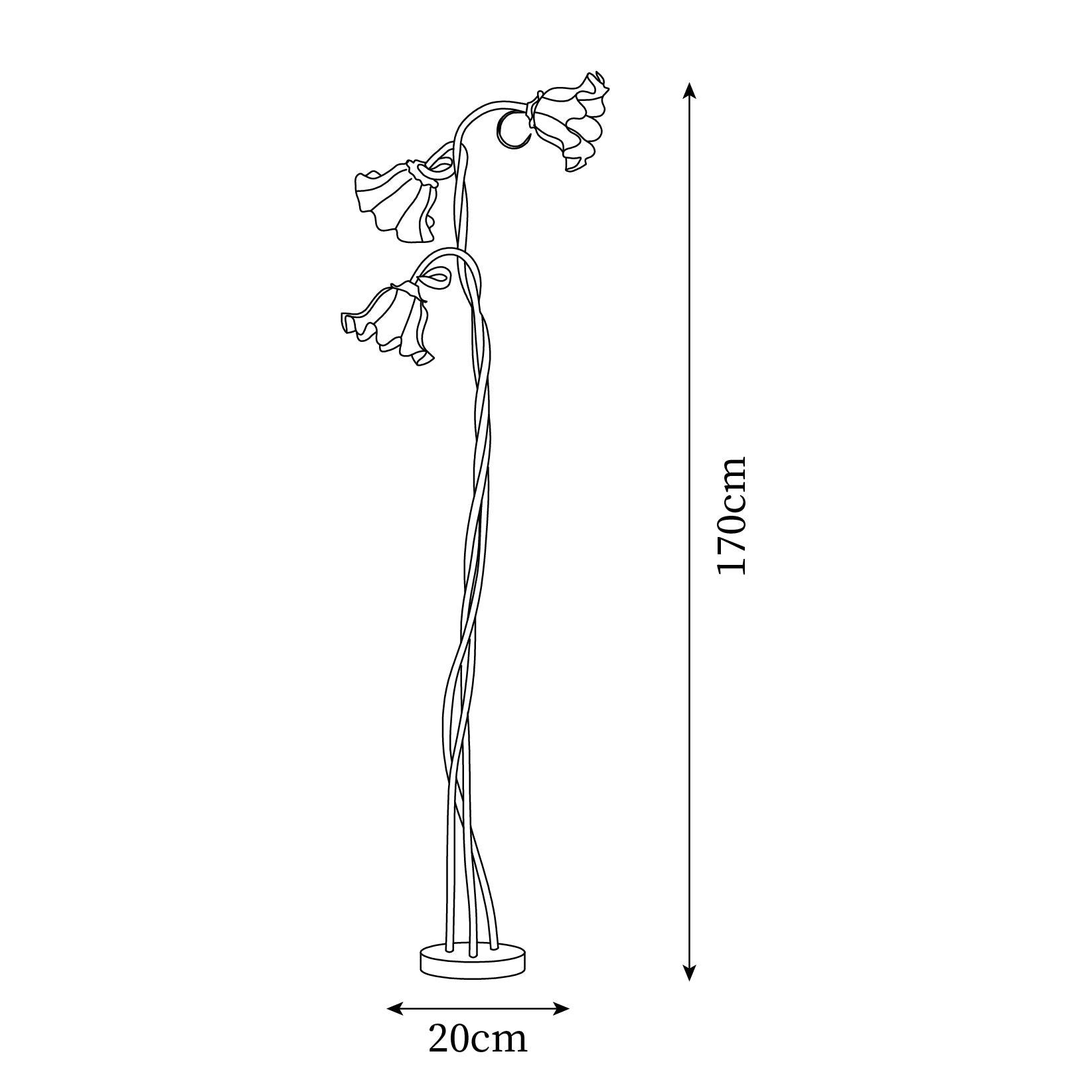 Calla Blumen Lampe für Wohnzimmer