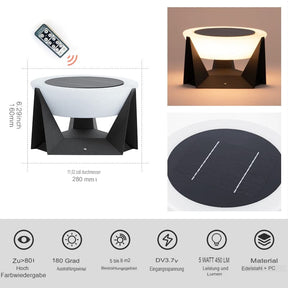 Solar Zaunpfostenleuchte LED