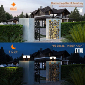 Solar Zaunpfostenleuchte LED