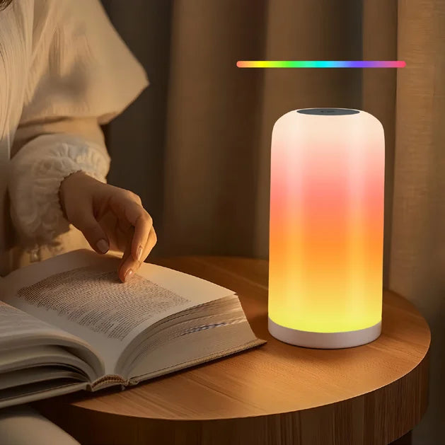 RGB-LED-Tischleuchte, dimmbar
