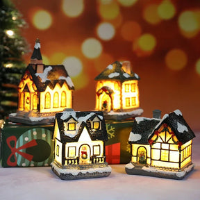 Illuminations de Noël pour chalet adapté aux enfants