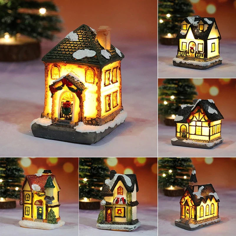 Illuminations de Noël pour chalet adapté aux enfants