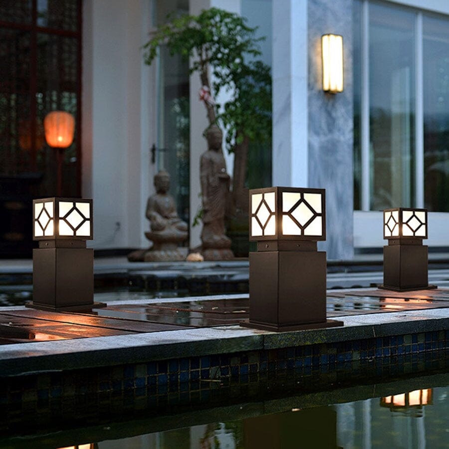 Moderne LED Gartenleuchte