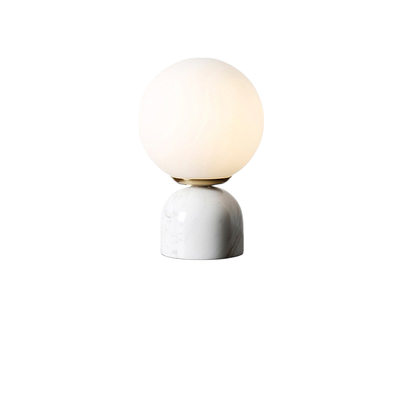 Elegante Tischlampe aus Marmor