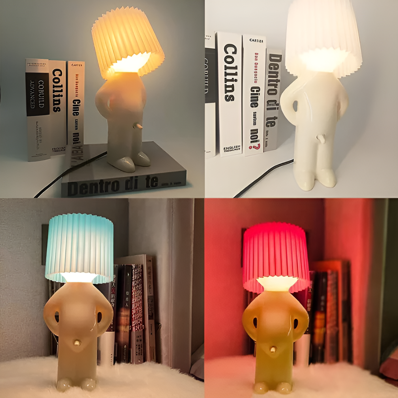 Kreative LED Tischlampe Shy Boy-Aster Selection