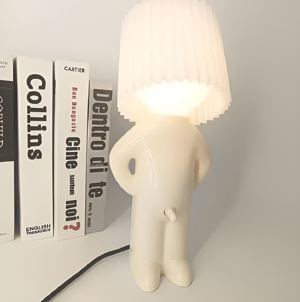 Lampe de table LED créative Shy Boy