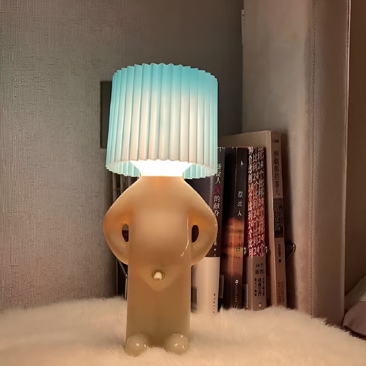 Lampe de table LED créative Shy Boy