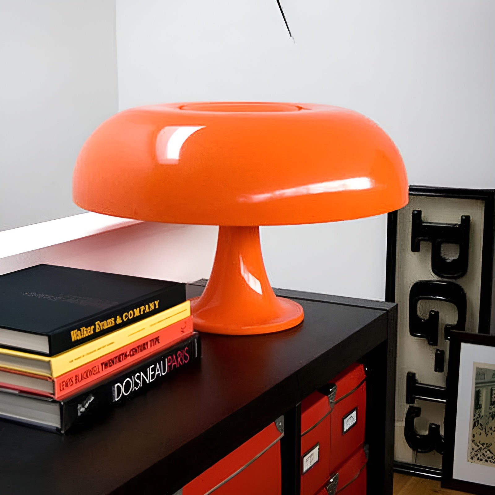 Lampe de table champignon LED sans fil