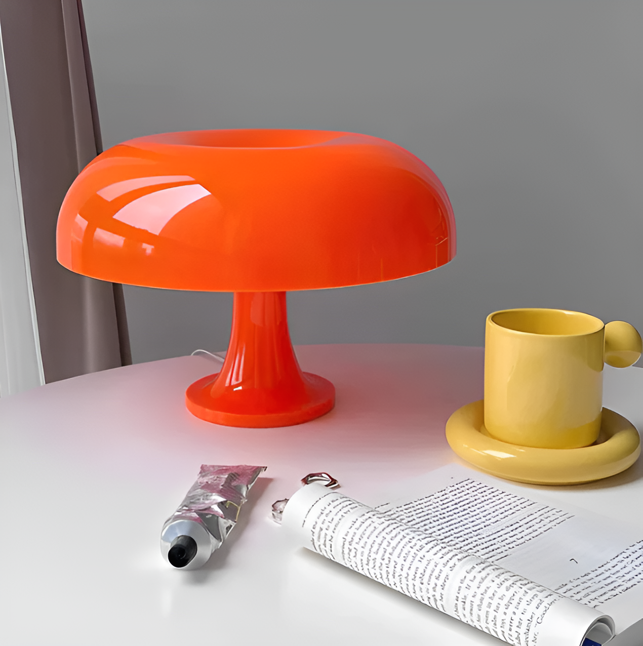 Lampe de table champignon LED sans fil