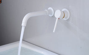 Wall-mounted cold water faucet
