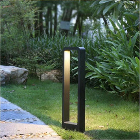 Stilvolle Aluminium-Gartenstehlampe