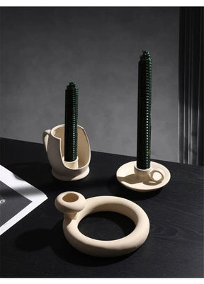 Elegante Keramikvase im minimalistischen Design