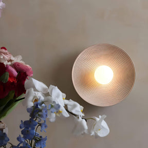 Bamboe Zen light wandlamp in een minimalistisch design