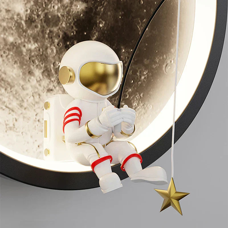 Applique LED avec motif astronaute