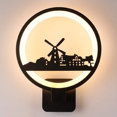 LED Wandleuchte Wald Design Modern
