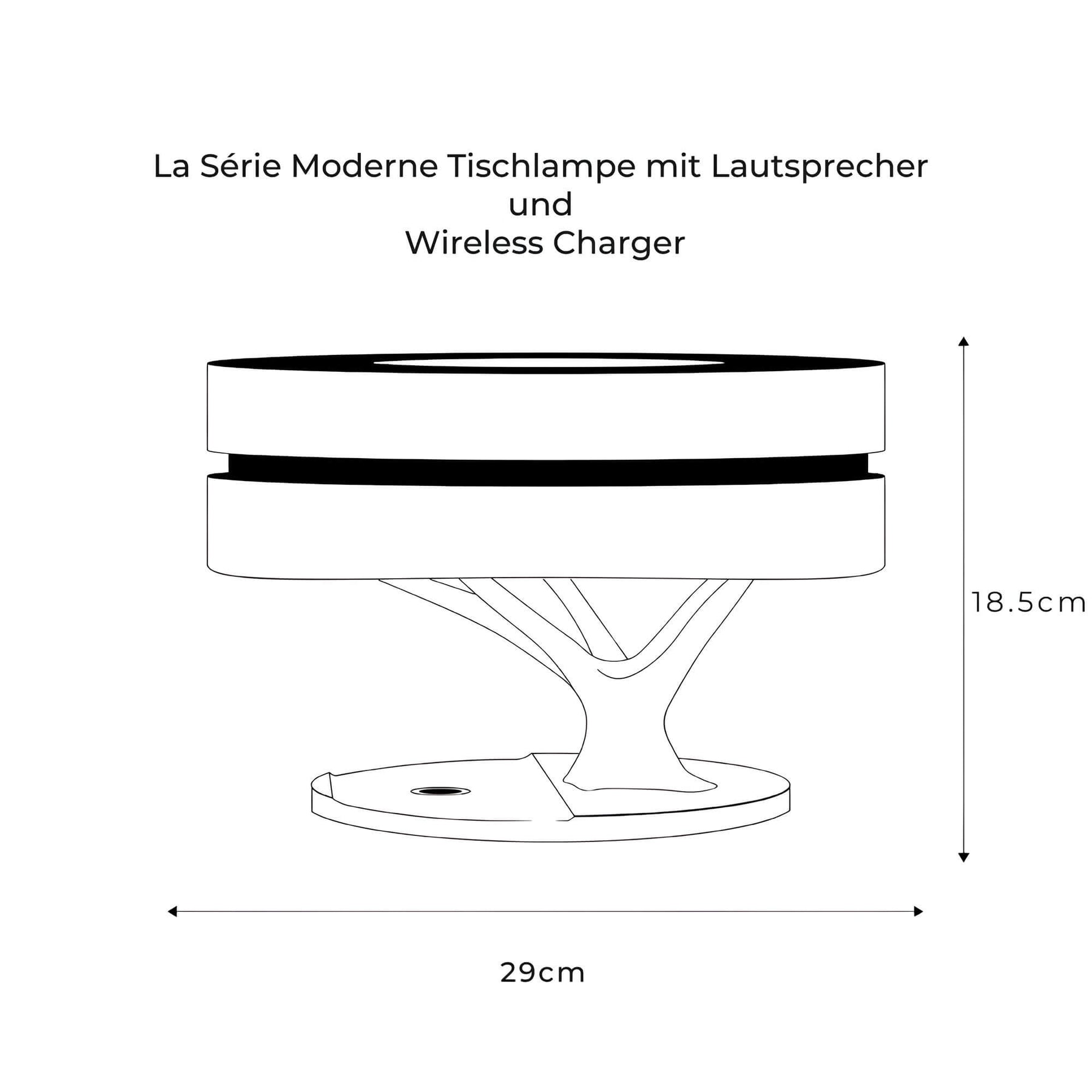 Lampe de table élégante dans un style minimaliste pour n'importe quelle pièce