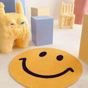 Tapis smiley pour la bonne humeur 