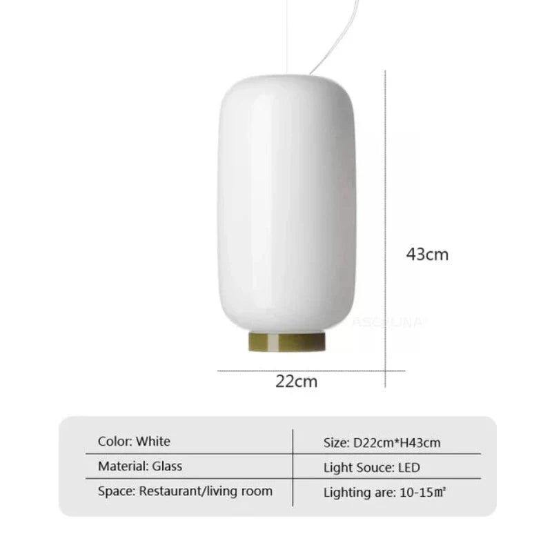 Luxuriöse Glaspendelleuchte