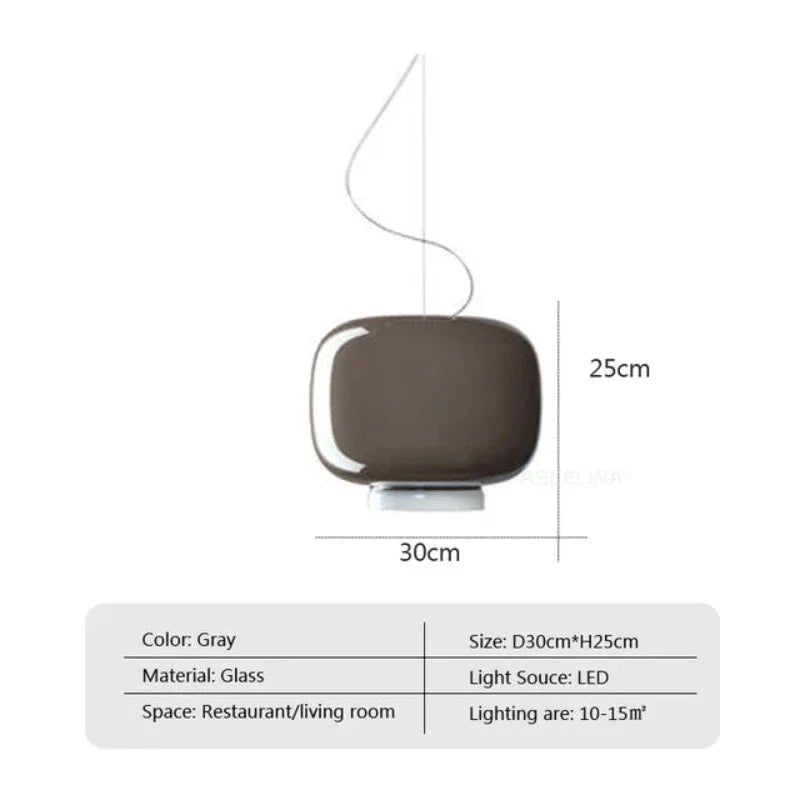 Luxe glazen hanglamp