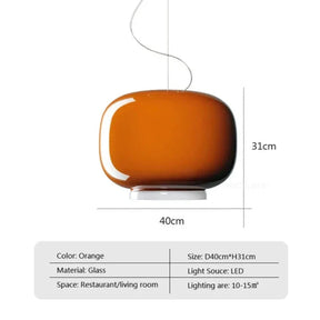 Luxe glazen hanglamp