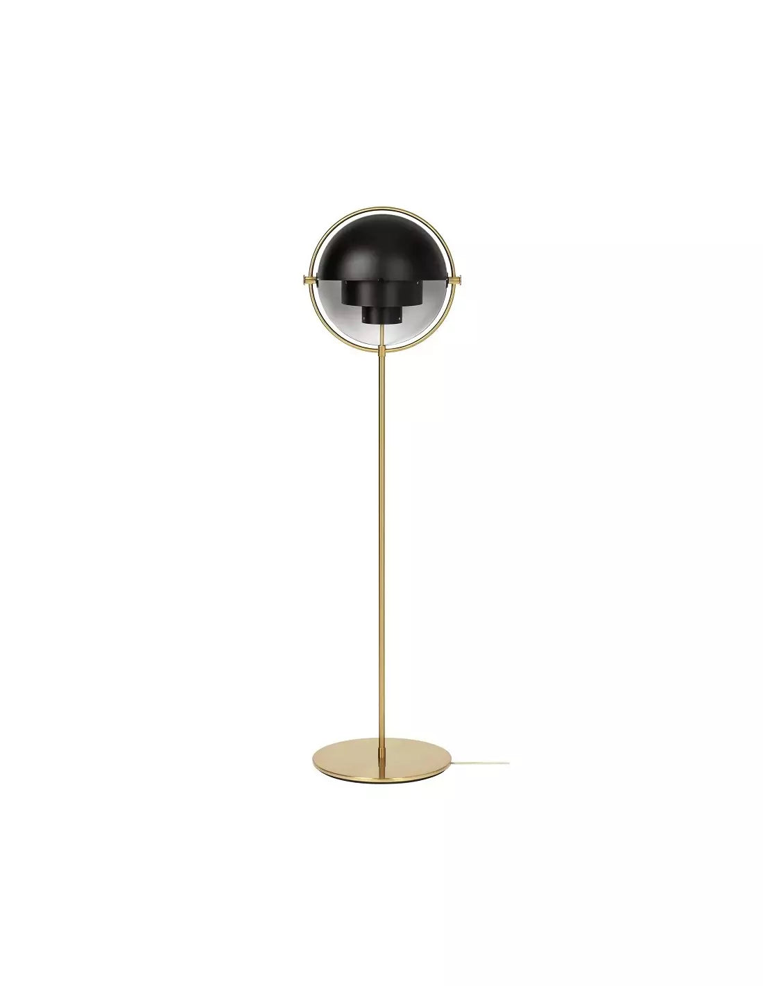 Moderne skulpturale Stehlampe für Wohnzimmer aus Metall im stilvollen Design für Interior