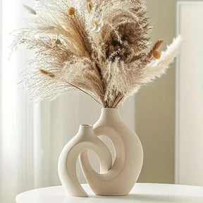 Contemporary vase duo 