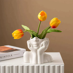 Modern decorative ceramic vase – simple &amp; artistic