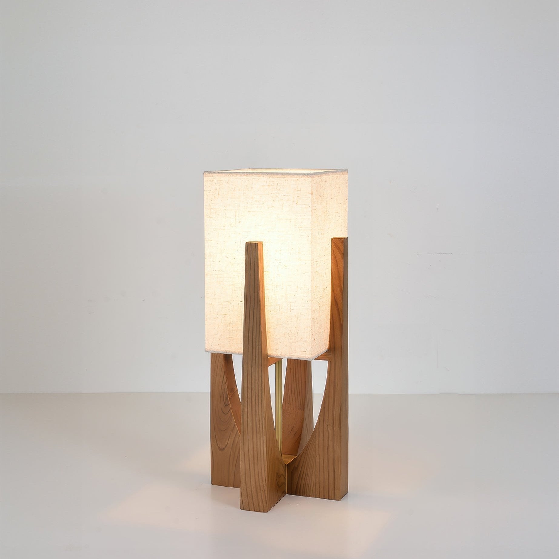 Japanische Design Stehlampe Holz