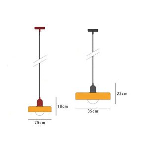 Transparante hanglamp in Scandinavische stijl