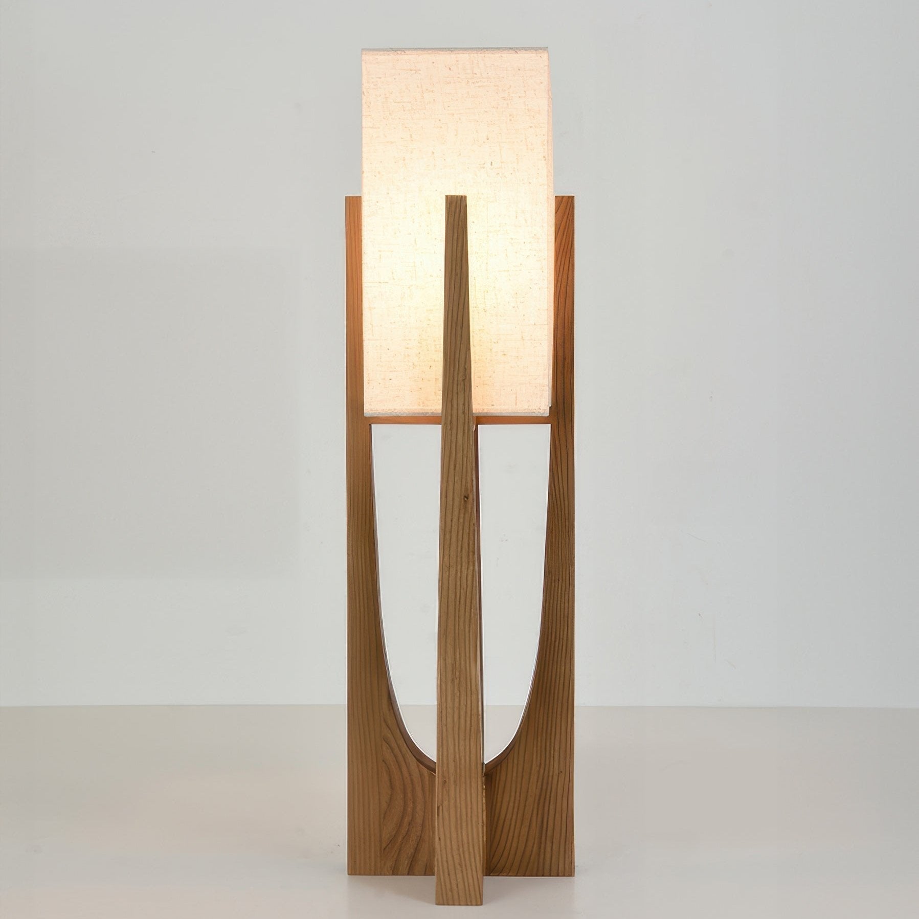 Japanische Design Stehlampe Holz
