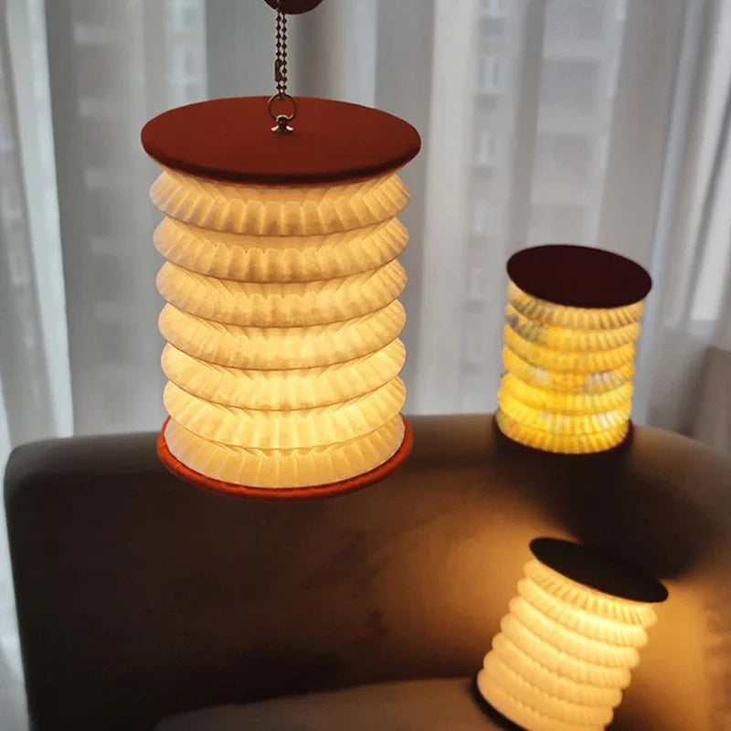 Faltbare Japanische Laternenlampe